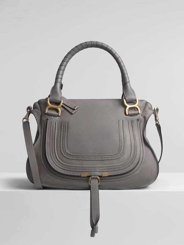 Chloé Bolsos Mujer Marcie Gris Bright Satin HVYJ83190